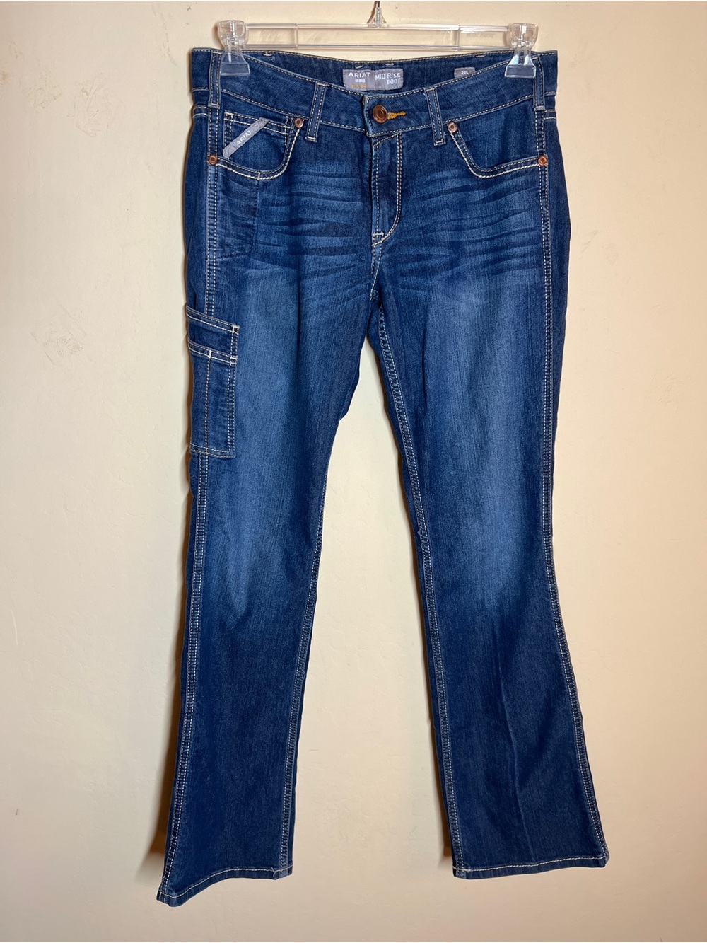 Ariat Rebar Mid Rise Bootcut Jeans Size 30 Long - Picture 3 of 12